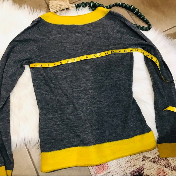 Anthropologie - Charlie & Robin - Felted Colorbar Sweater Grandpa Sweater Sz S - Picture 10 of 12